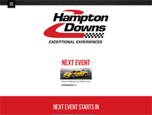 Tablet Screenshot of hamptondowns.com